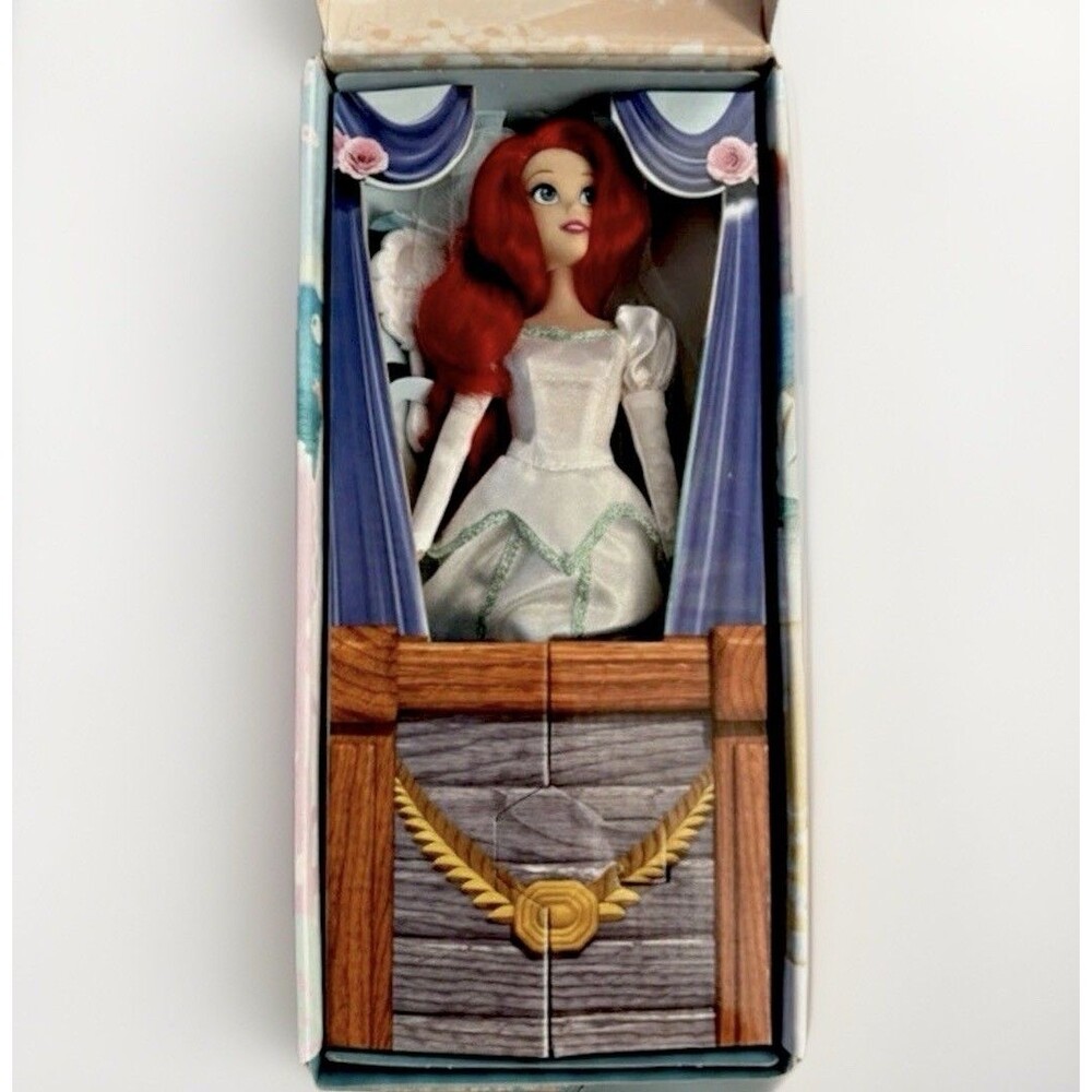 NIB *Mint Ariel Little Mermaid Wedding Dress Doll Disney Princess Classic 11.5”